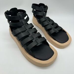 Anthropologie Pilcro Gladiator Sport Chunky Sandals Sz 38
